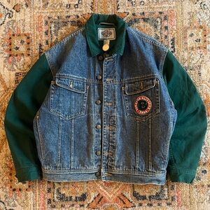 ACME Denim and Green Bomber Jacket